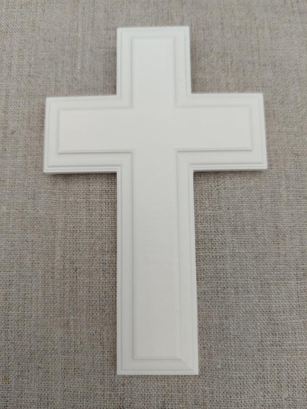 CROIX ORPHANGE PLATE PATINÉ À LA CIRE DIFFÉRENTS COLORIS