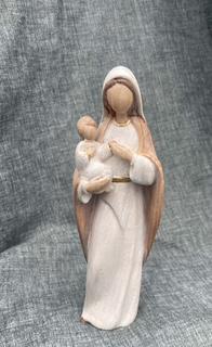 STATUE VIERGE À L'ENFANT