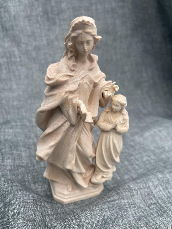 STATUE SAINTE ANNE APPRENANT À LIRE À LA VIERGE