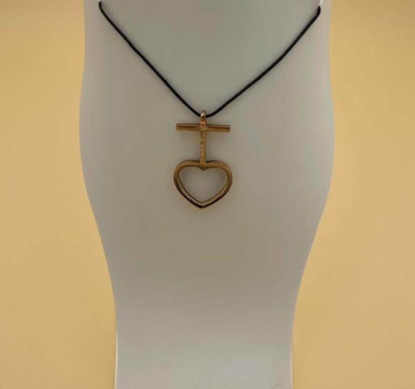 PENDENTIF BRONZE SACRE COEUR