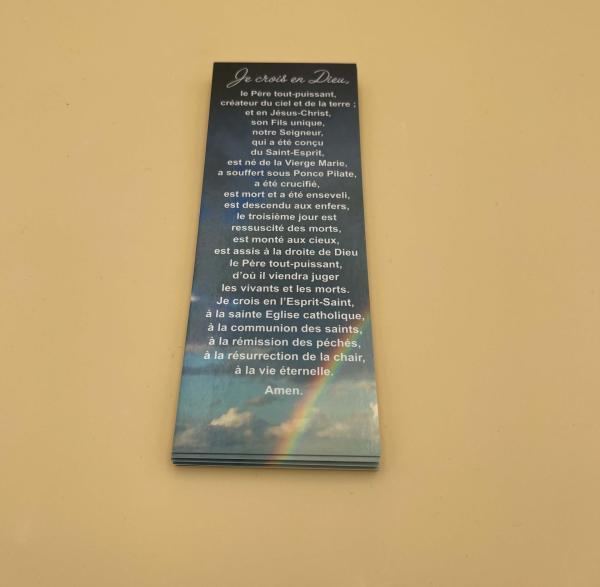 LOT DE 10 SIGNETS "JE CROIS EN DIEU"